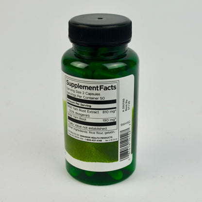 Swanson Vitamins Wild Yam Root 100 Capsules EXP 07/26