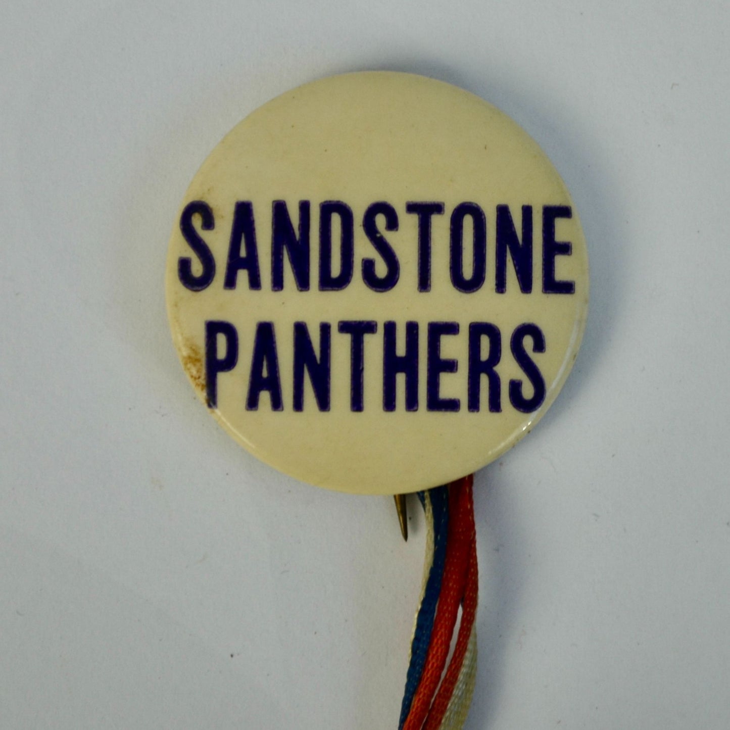 Sandstone Minnesota Panthers Football Pin Button Vintage