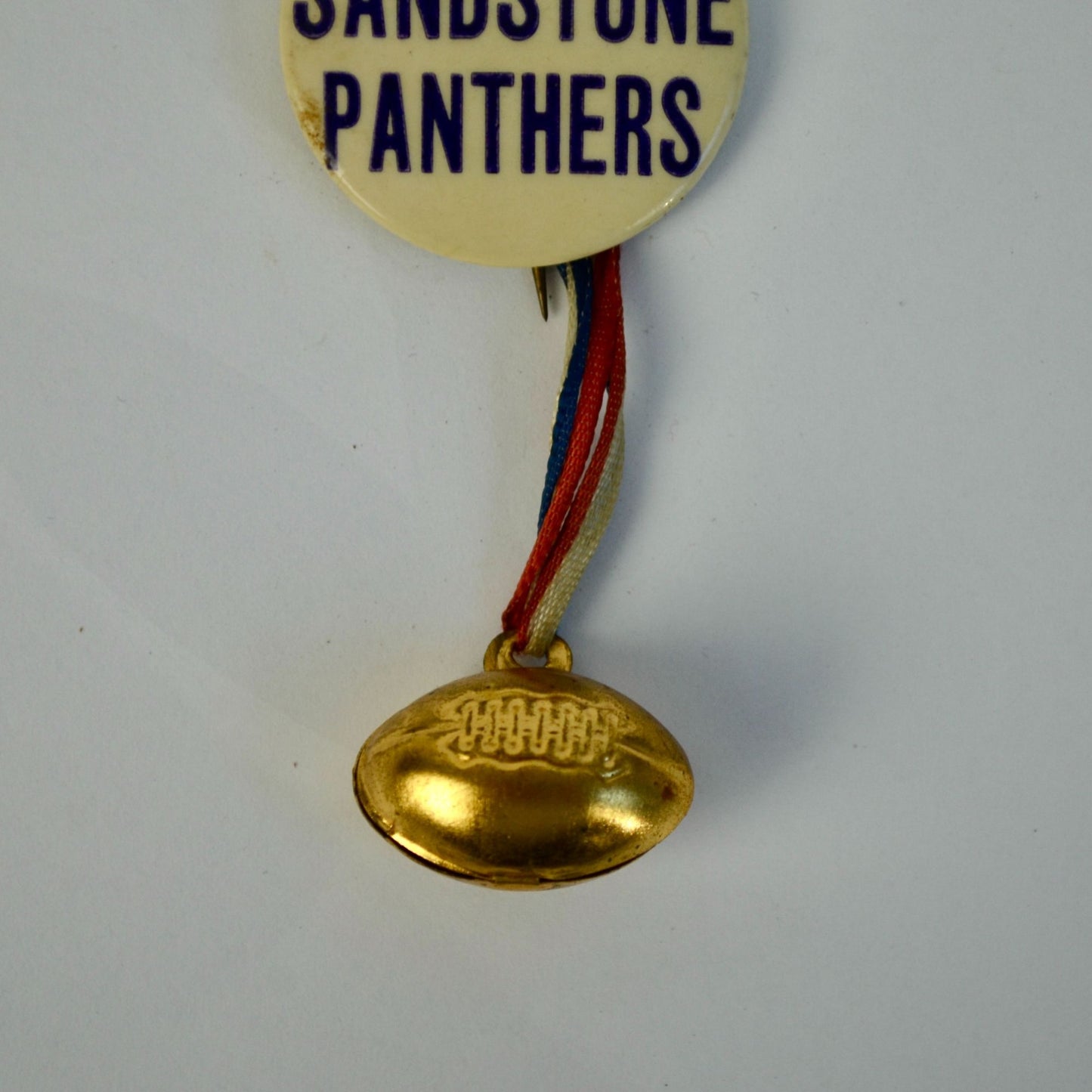 Sandstone Minnesota Panthers Football Pin Button Vintage