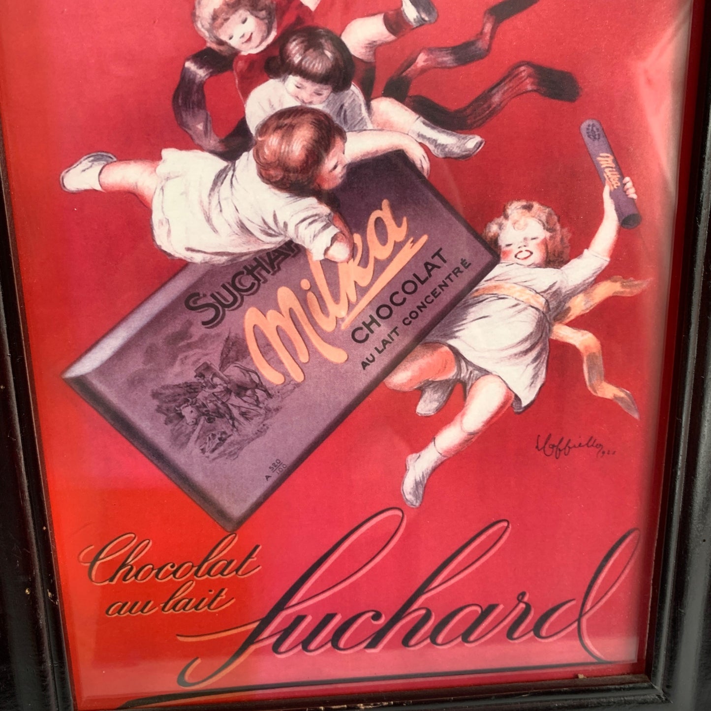 Chocolat Suchard Framed Image Print Advertising French