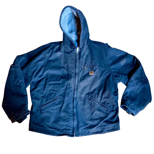 Carhartt J141WAL Sherpa Lined Hooded Jacket Size XL-Regular Walnut Brown