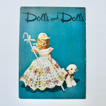 Star Book #84 Dolls and Dolls Crochet Pattern Book Vintage