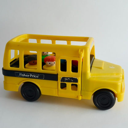 Fisher Price Little People Chunky School Bus WITH PEOPLE