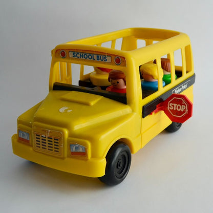 Fisher Price Little People Chunky School Bus WITH PEOPLE