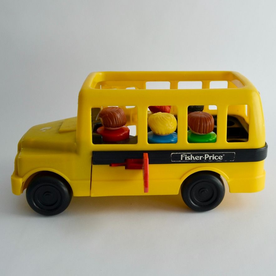 Fisher Price Little People Chunky School Bus WITH PEOPLE