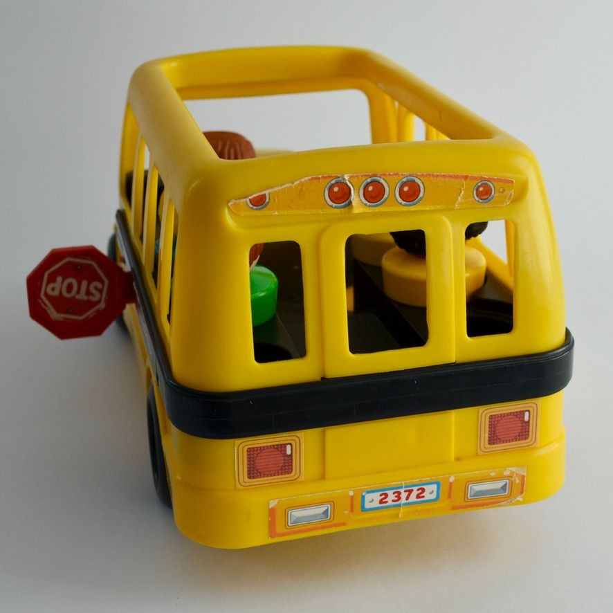 Fisher Price Little People Chunky School Bus WITH PEOPLE