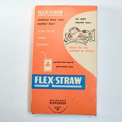 Flex-Straw Vintage Box with Contents