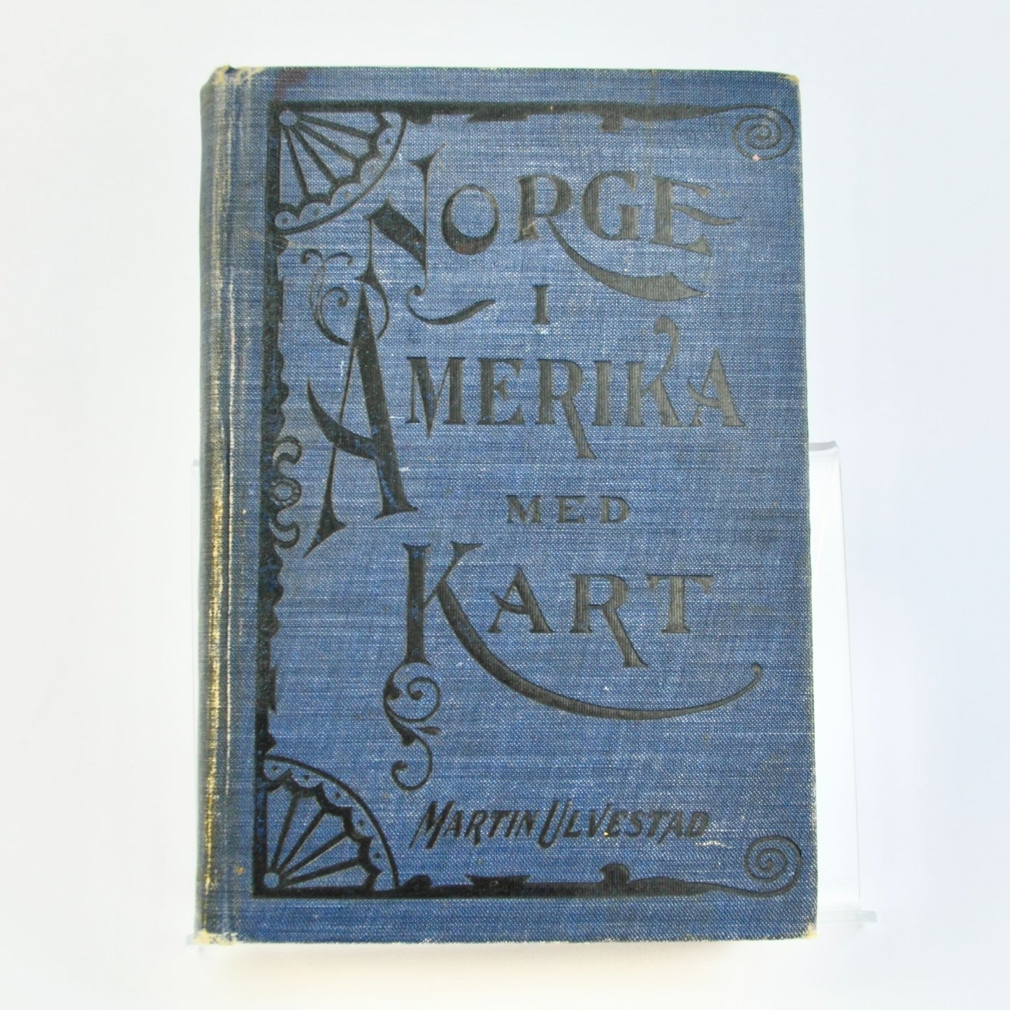 1901 Norge I Amerika America Martin Ulvestad Geneology Book Antique