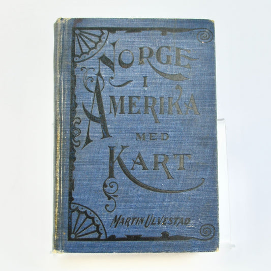 1901 Norge I Amerika America Martin Ulvestad Geneology Book Antique