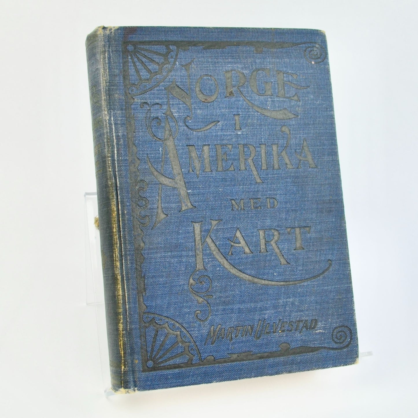 1901 Norge I Amerika America Martin Ulvestad Geneology Book Antique