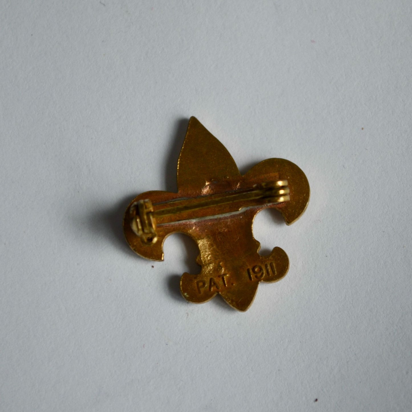 Vintage Boy Scouts of America Eagle Pin Gold Pat. 1911