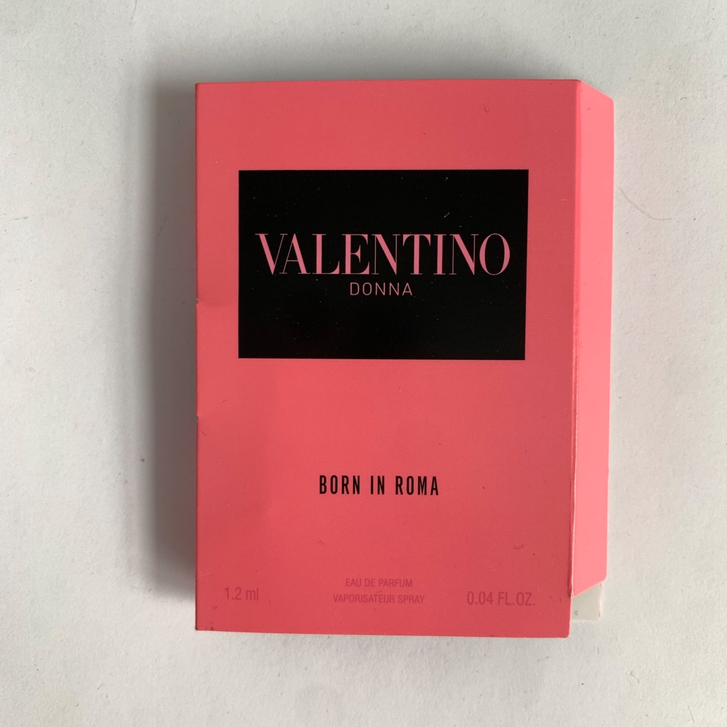 Valentino Donna Born in Roma EDP .04 Sample Vial on Card