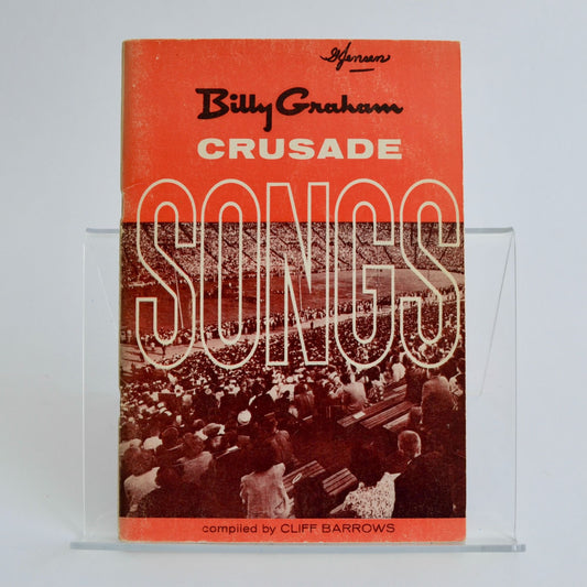 Billy Graham Crusade Songs Book Vintage Cliff Barrows