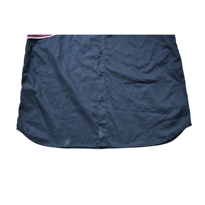 Vintage Lund Boats Embroidered Long-Sleeve Shirt Men's XXL Button-Up Maroon