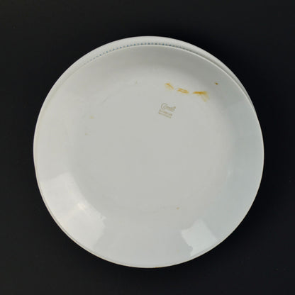 Corelle Snowflake Blue Garland Dessert Plates Lot of 3 Vintage Bread Butter