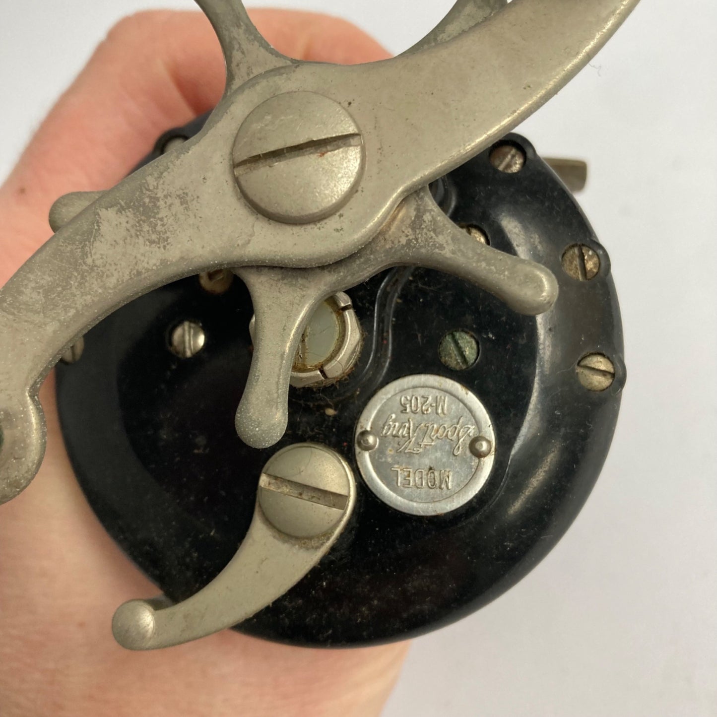 Vintage Sport King M205 Fishing Reel Saltwater Casting Black SportKing