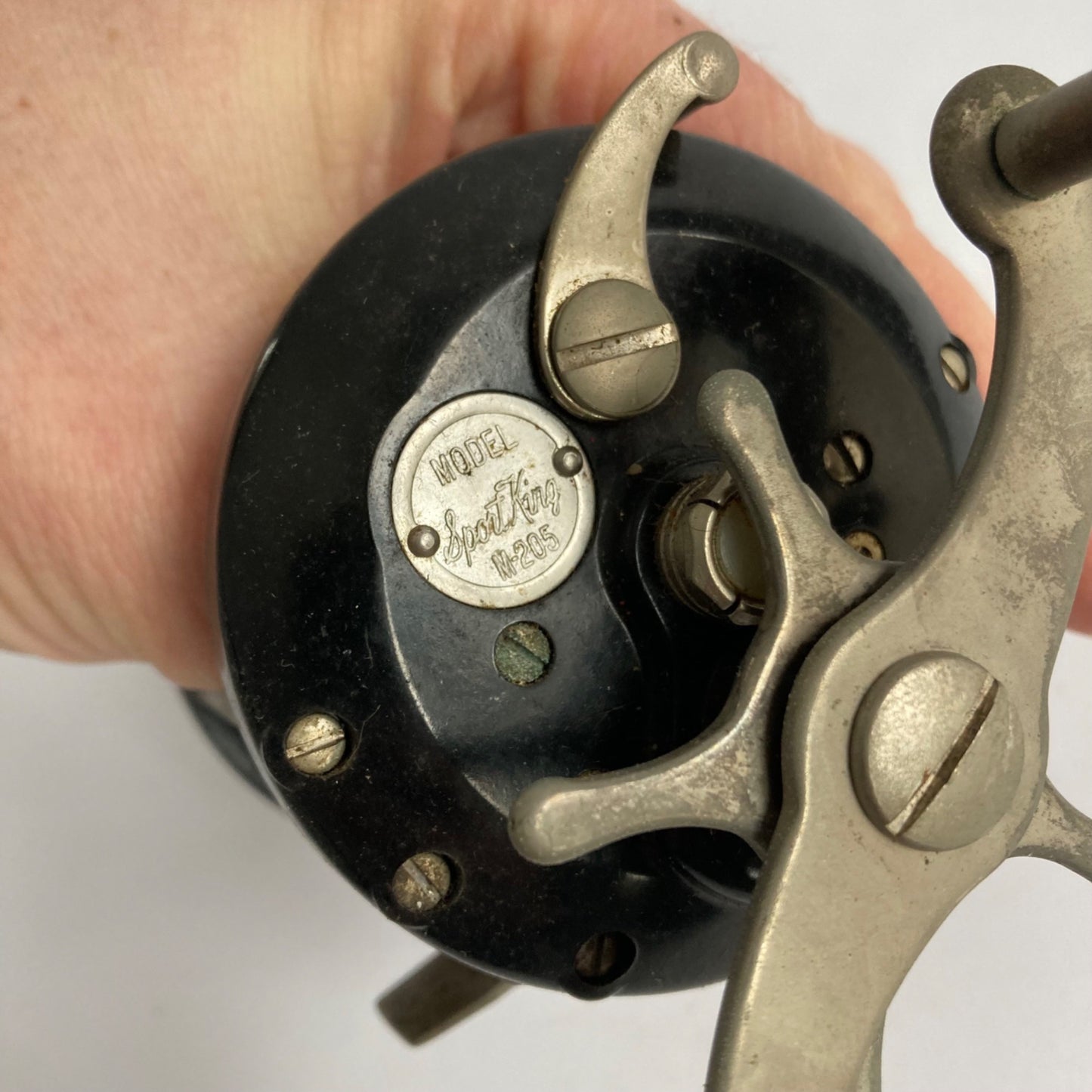 Vintage Sport King M205 Fishing Reel Saltwater Casting Black SportKing