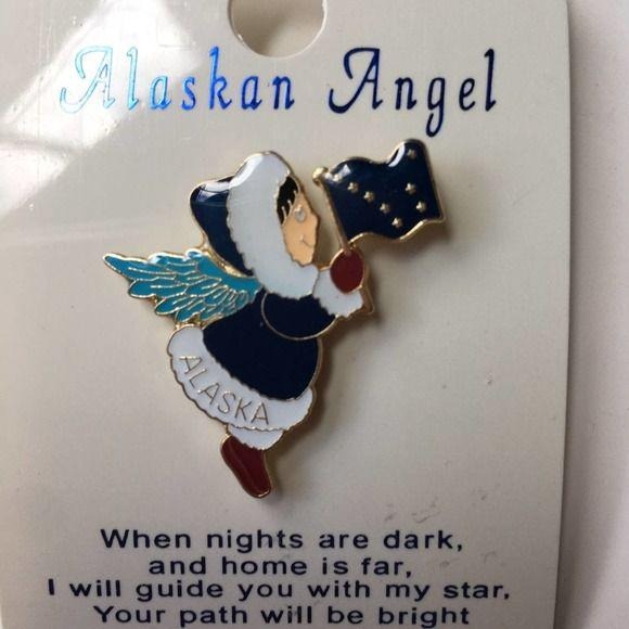 New Alaskan Angel Pin Brooch