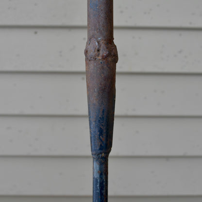 Vintage 5-Tine Fish Spear Ice Fishing Cast Iron Metal 76" Handmade