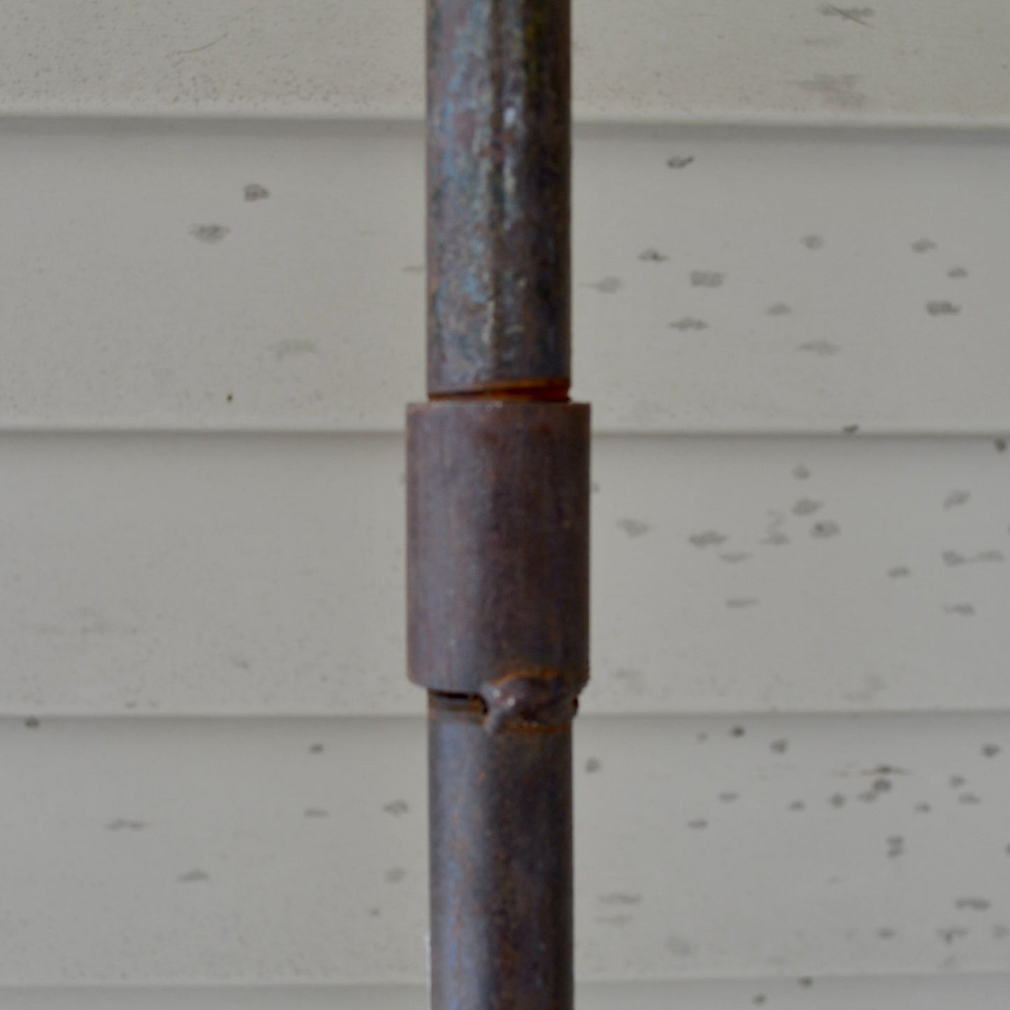Vintage 5-Tine Fish Spear Ice Fishing Cast Iron Metal 76" Handmade