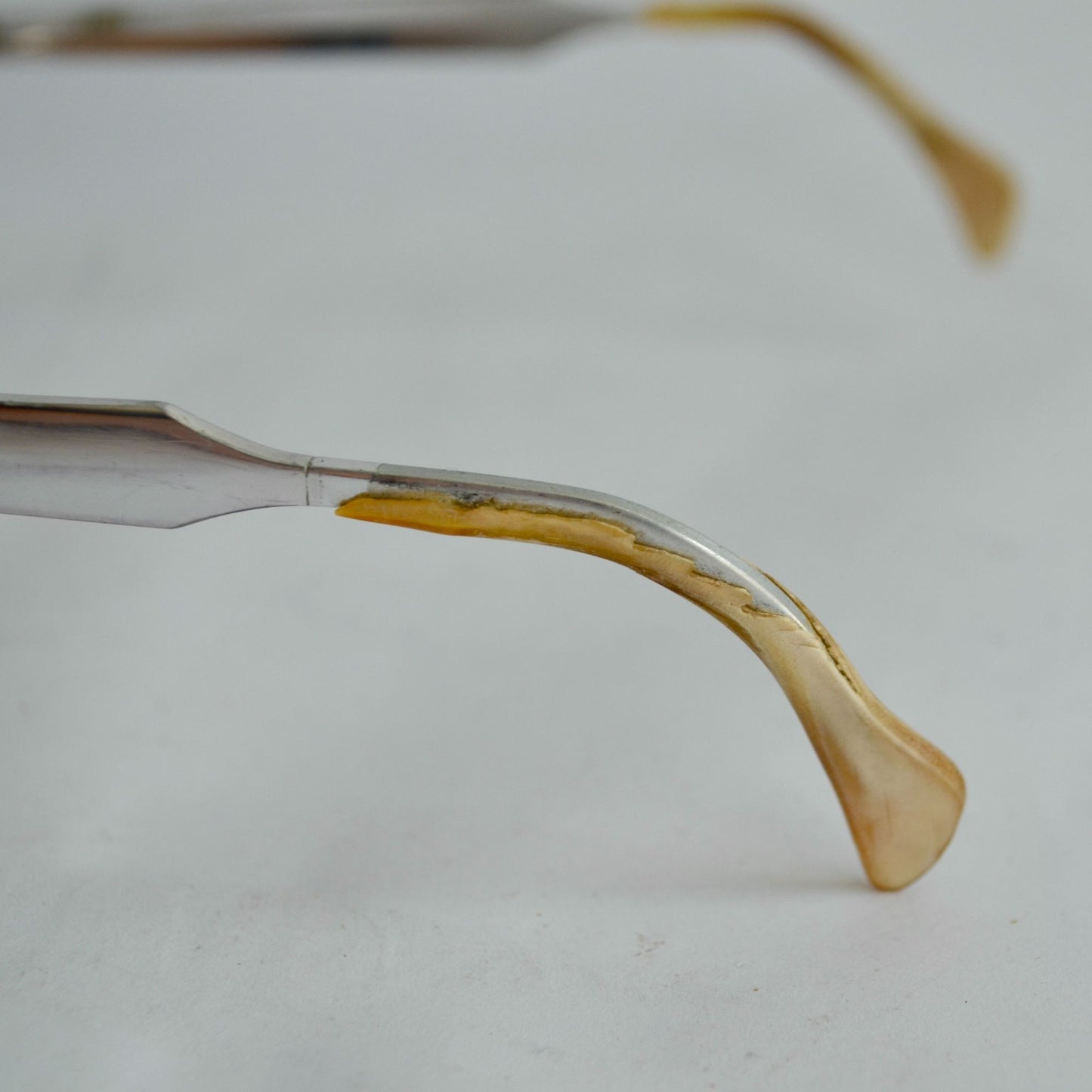 Vintage Shuron Horn Rim Eyeglasses Mid-Century 10-12K Gold Filled Trifocal
