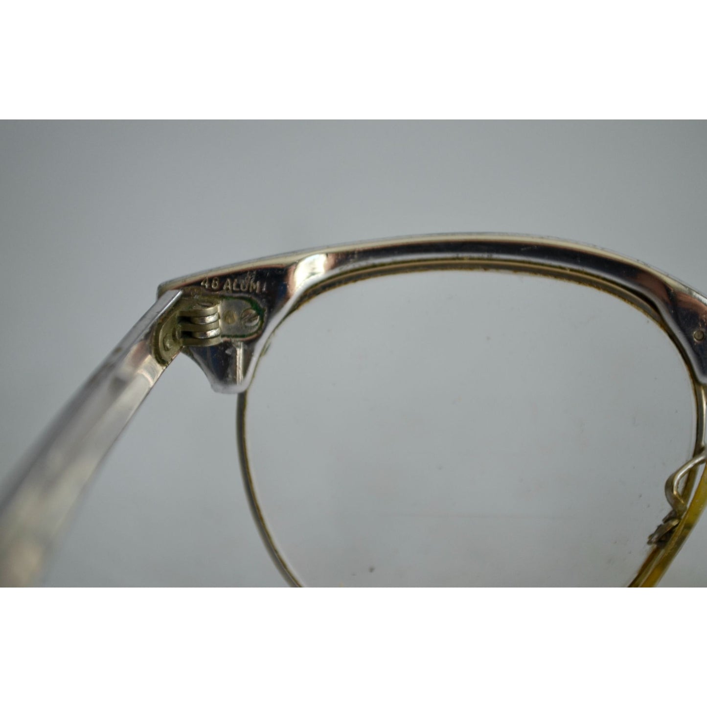 Vintage Shuron Horn Rim Eyeglasses Mid-Century 10-12K Gold Filled Trifocal