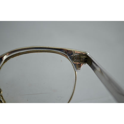 Vintage Shuron Horn Rim Eyeglasses Mid-Century 10-12K Gold Filled Trifocal