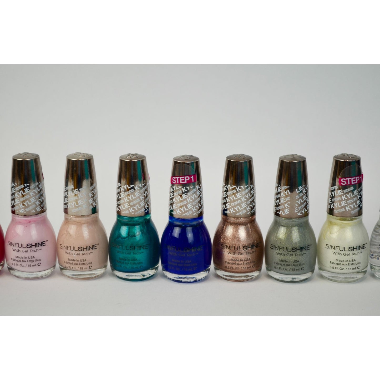 Sinful Colors SinfulShine King Kylie Nail Polishes Lot of 10 NEW
