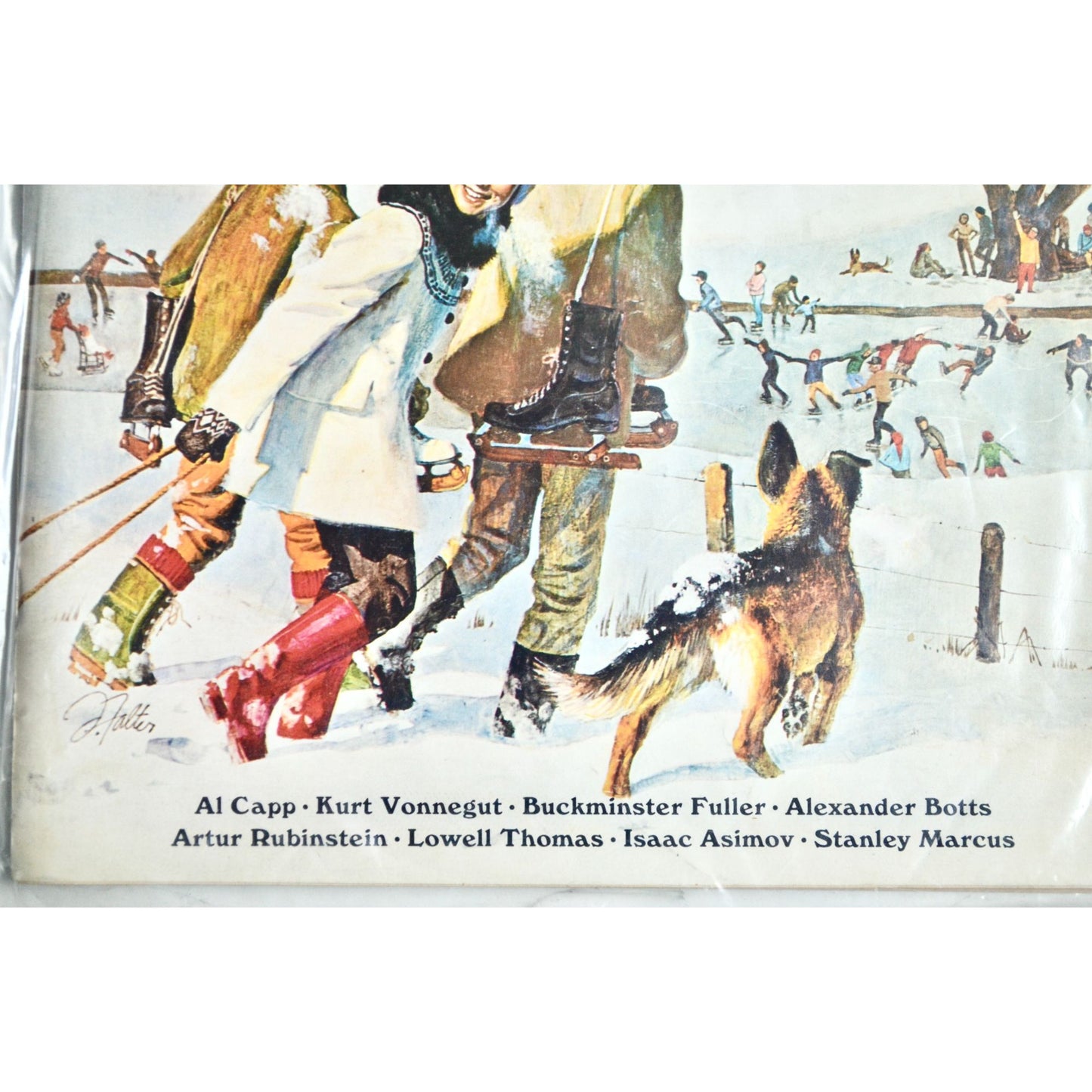 The Saturday Evening Post Winter 1971 Magazine Vintage No Label