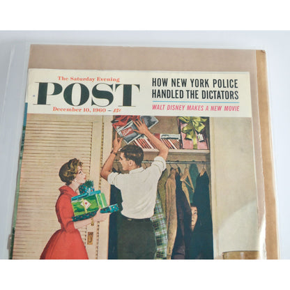 The Saturday Evening Post Magazine COVER December DEC 10 1960