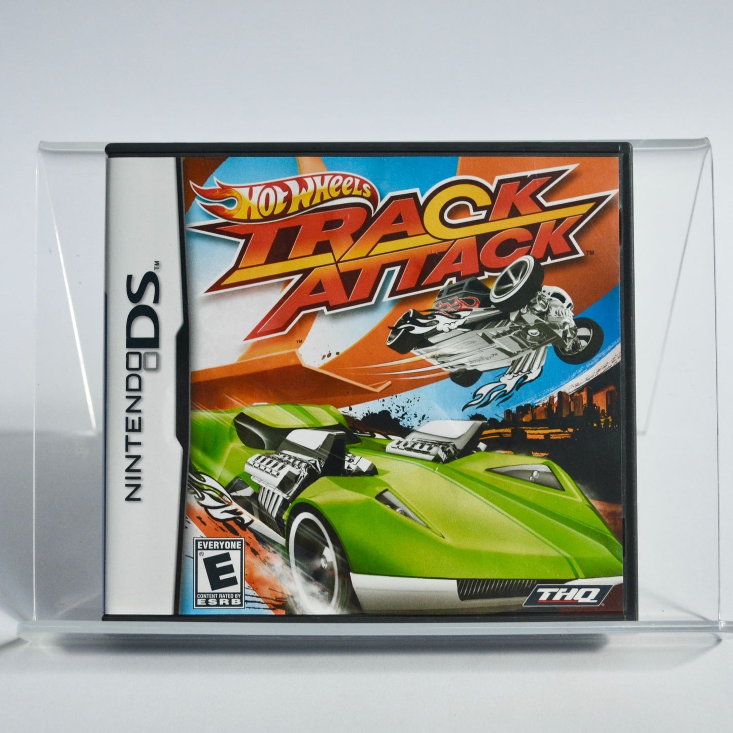 Nintendo DS Hot Wheels Track Attack Video Game Disc Case & Manual