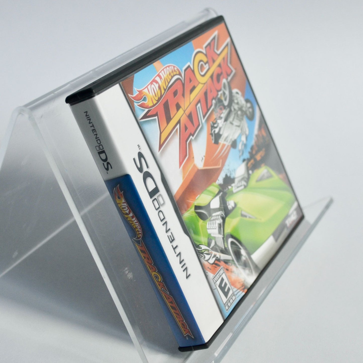 Nintendo DS Hot Wheels Track Attack Video Game Disc Case & Manual