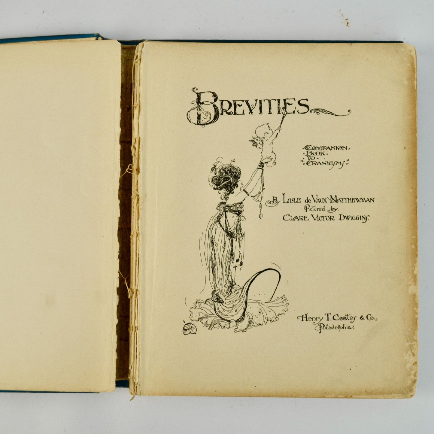 1903 Brevities Lisle de Vaux Matthewman Clare Victor Dwiggins Book