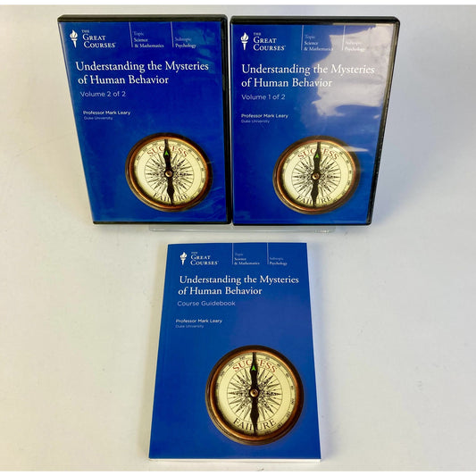 Great Courses: Understanding the Mysteries of Human Behavior Vol 1 & 2/Guidebook