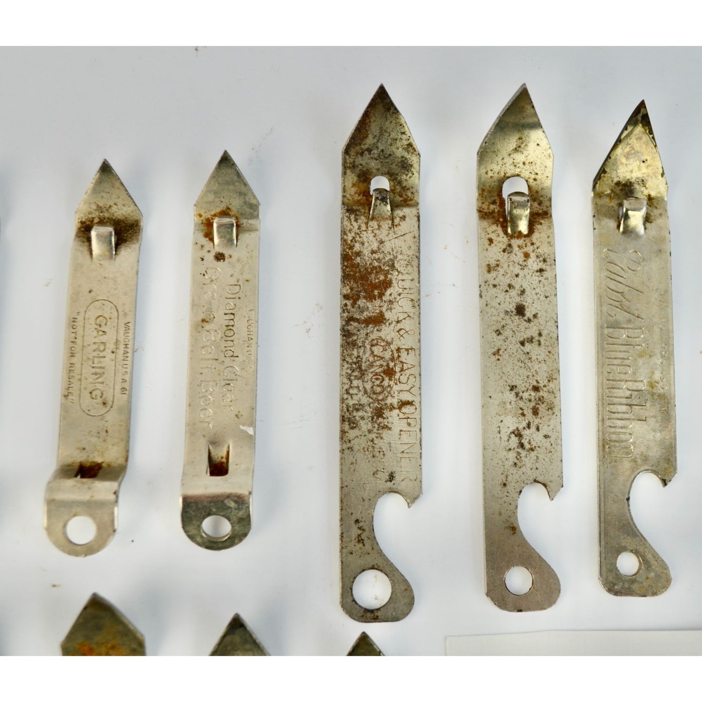 Lot 20 Vintage Beer Bottle Openers Grain Belt Pabst Blue Ribbon Hamm's Schmidt