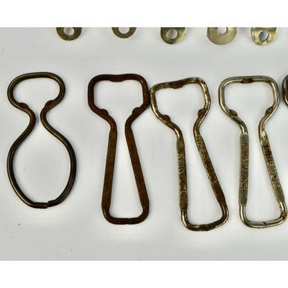 Lot 20 Vintage Beer Bottle Openers Grain Belt Pabst Blue Ribbon Hamm's Schmidt