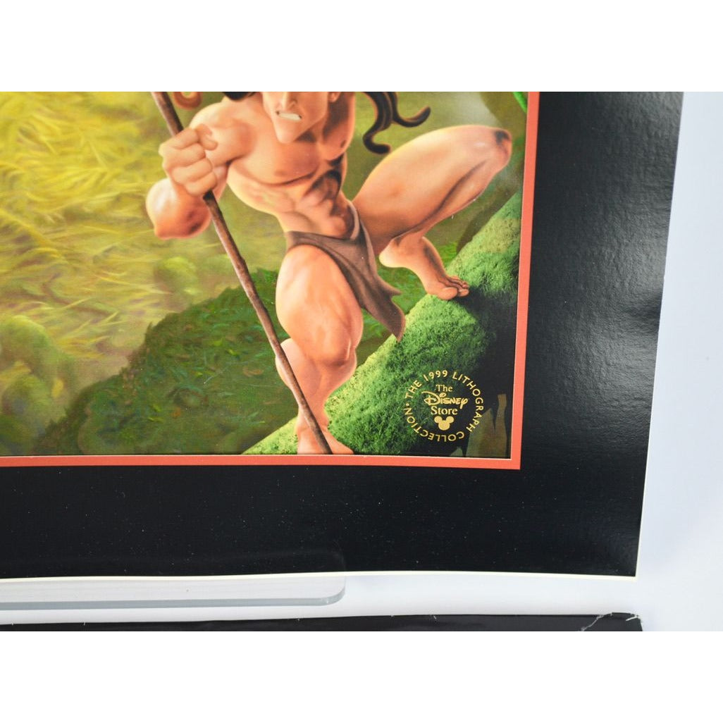 Disneys Tarzan 1999 Exclusive Commemorative Lithograph With Original Folder