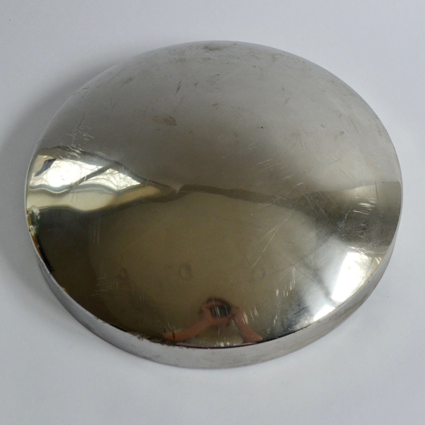 Dog Dish Style Hubcap Aluminum Wheel Cover 12" Vintage