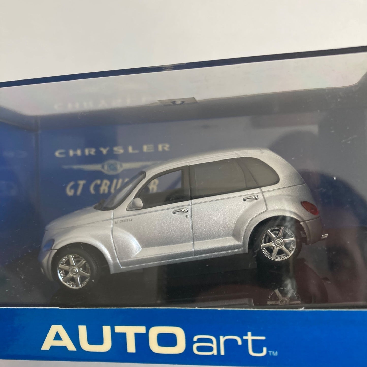 Autoart Chrysler GT Cruiser Diecast Car #51521 Silver 1/43 Scale NEW IN BOX