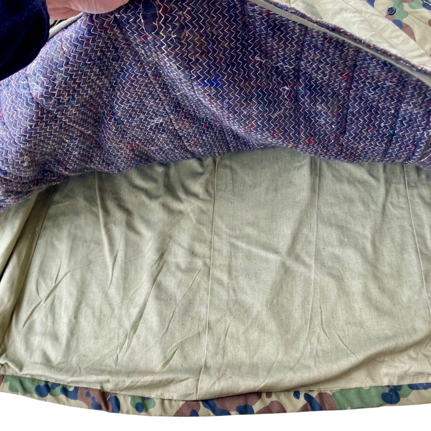 Vintage Romanian M94/M93 Military Parka Camouflage Army Jacket w/ Hood