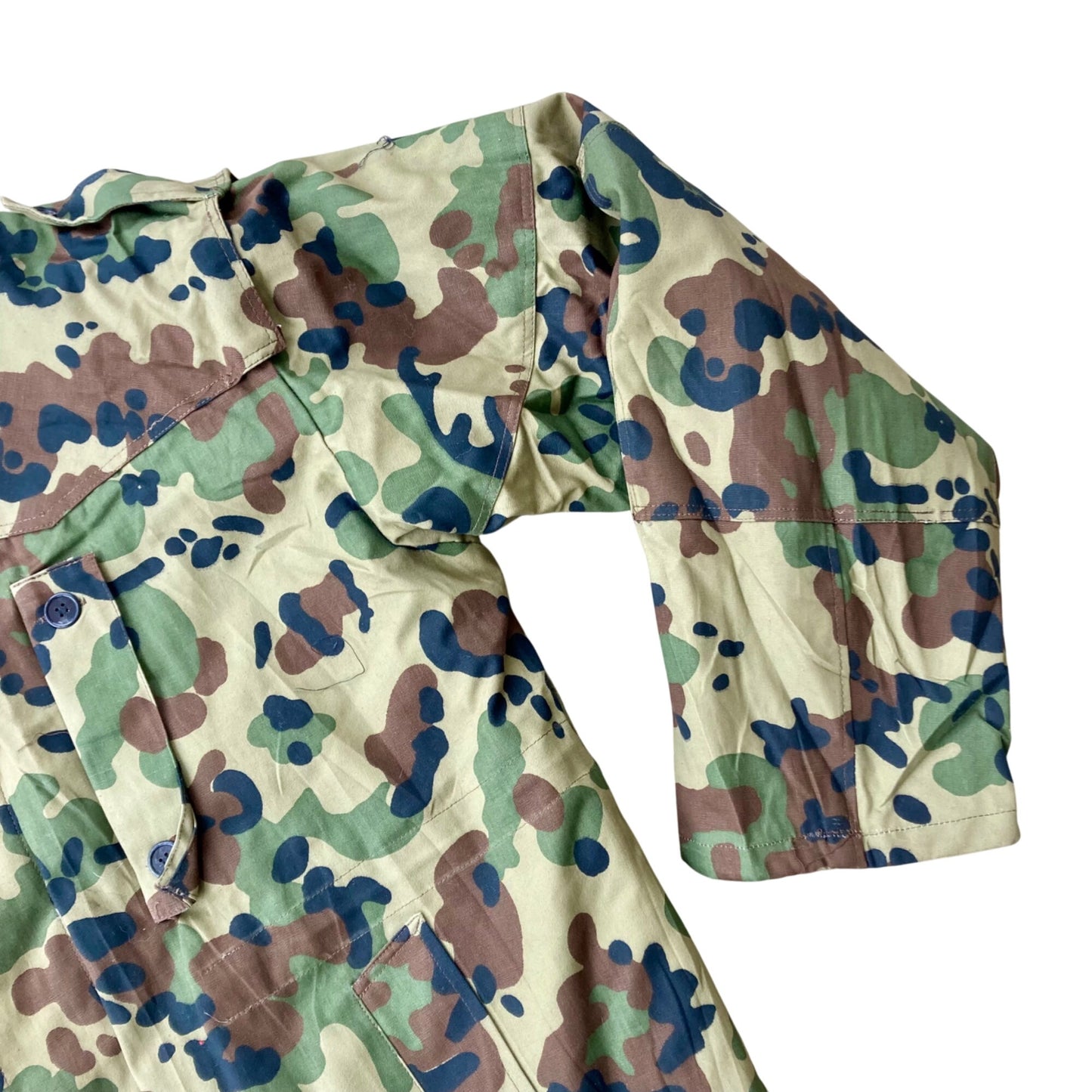 Vintage Romanian M94/M93 Military Parka Camouflage Army Jacket w/ Hood