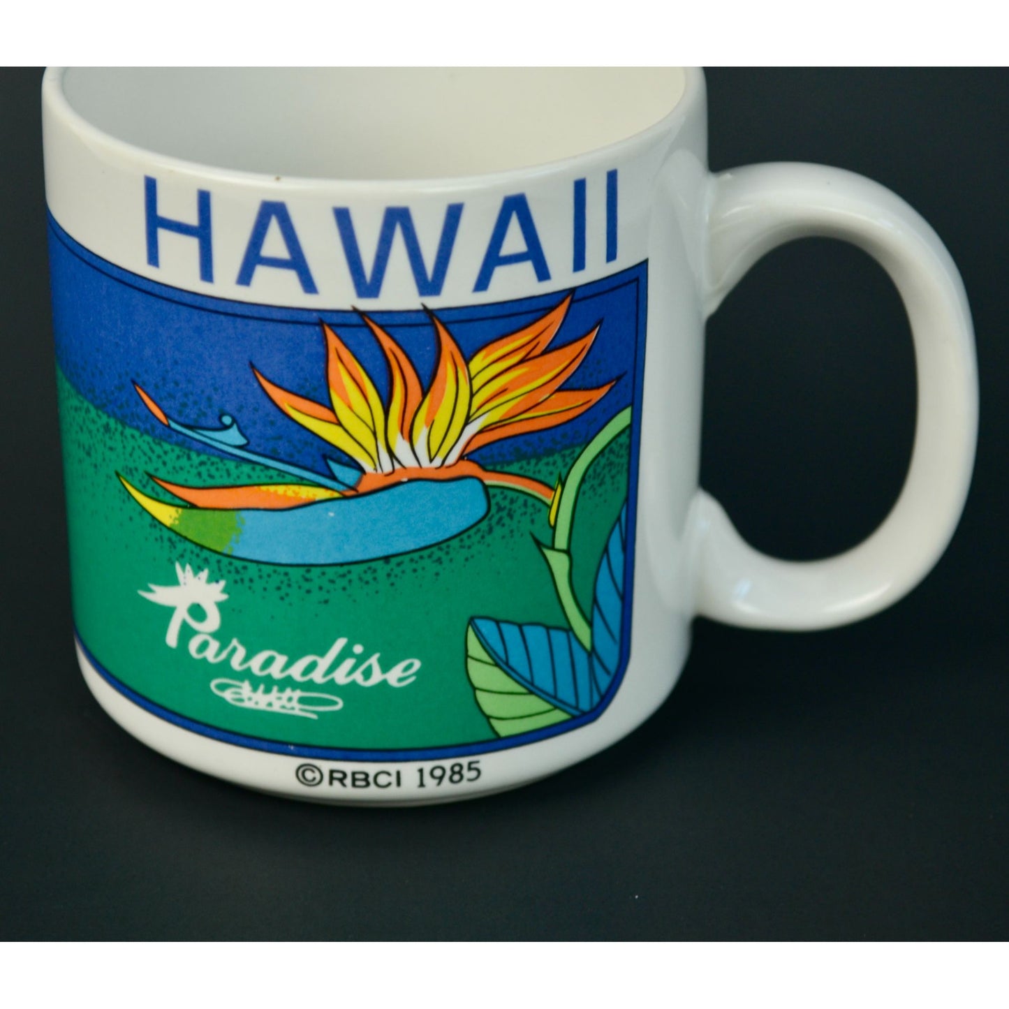 Hawaii RBCI 1985 Paradise Coffee Mug Vintage