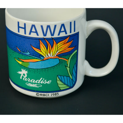 Hawaii RBCI 1985 Paradise Coffee Mug Vintage
