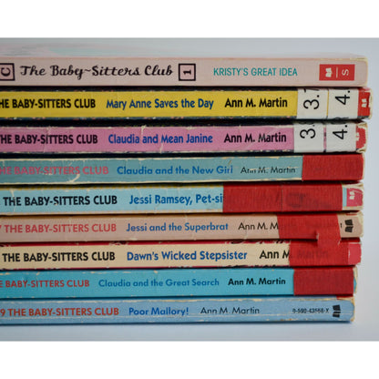 The Baby-Sitters Club Books Vintage Lot of 9