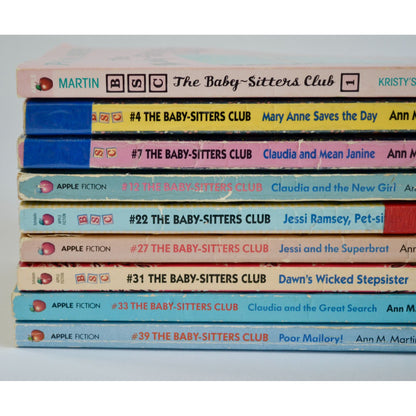 The Baby-Sitters Club Books Vintage Lot of 9