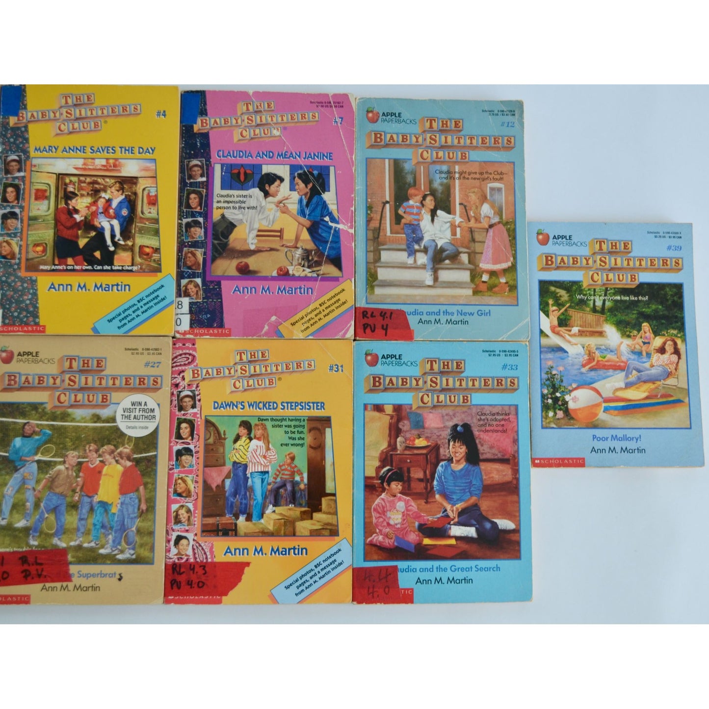 The Baby-Sitters Club Books Vintage Lot of 9