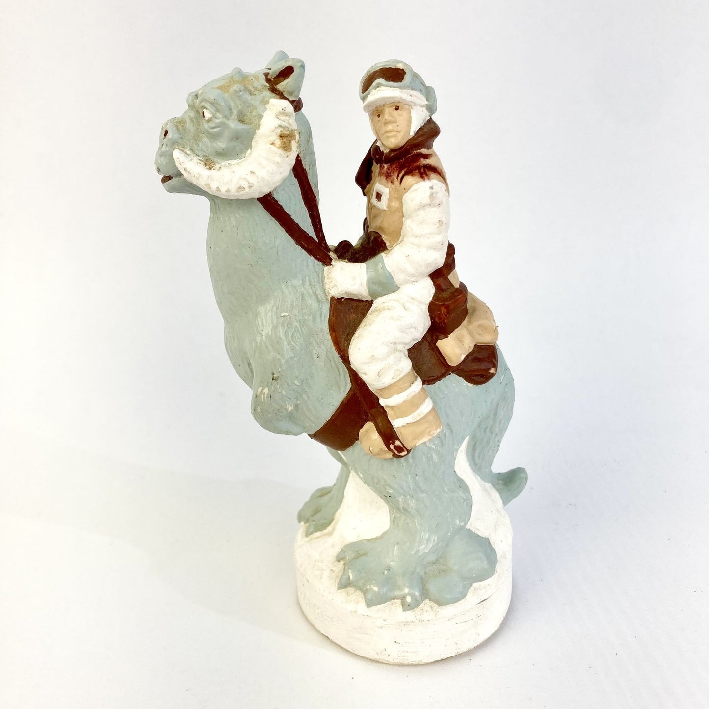 Vintage 1980 Fundimensions Luke Skywalker on TaunTaun Figurine Painted Plastic