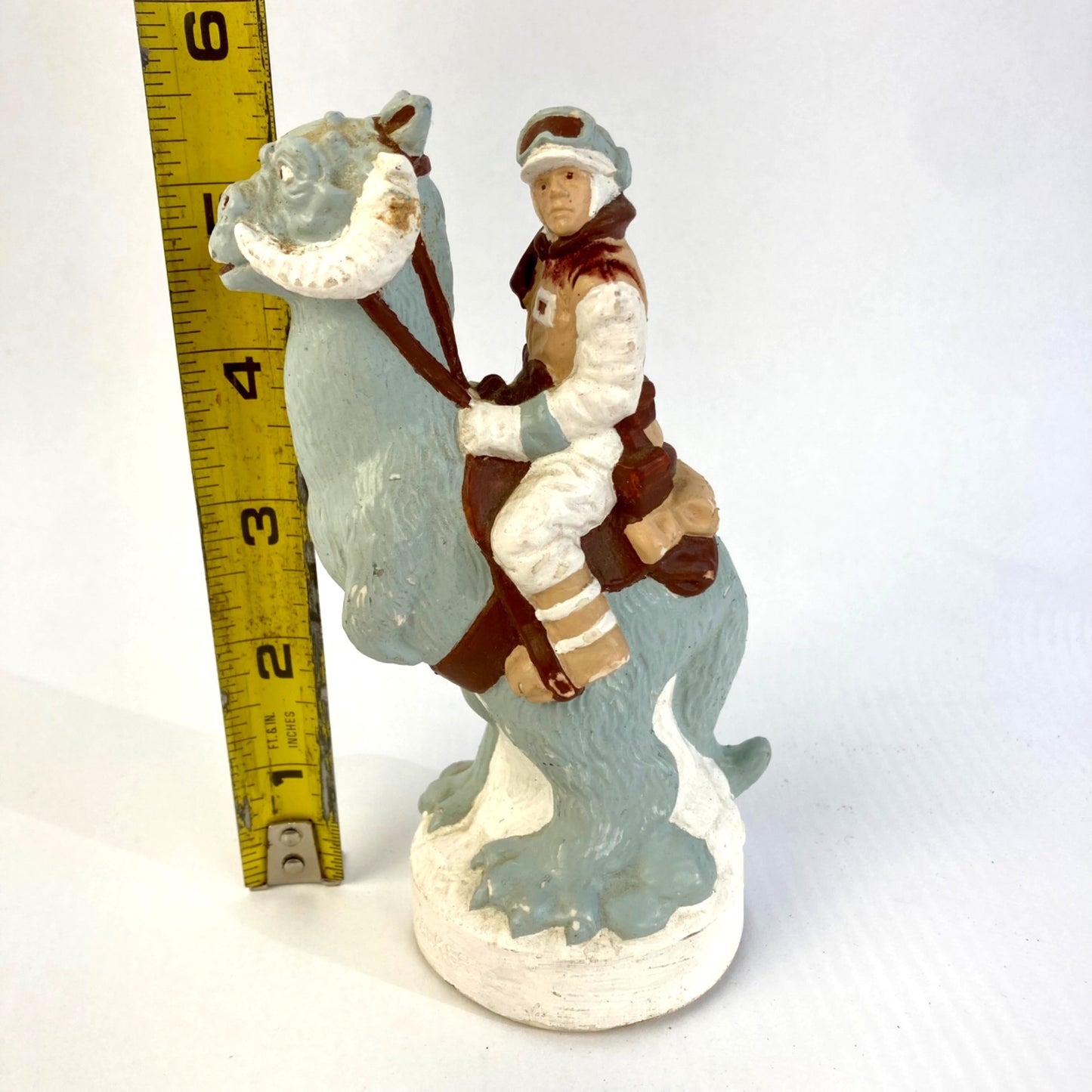 Vintage 1980 Fundimensions Luke Skywalker on TaunTaun Figurine Painted Plastic