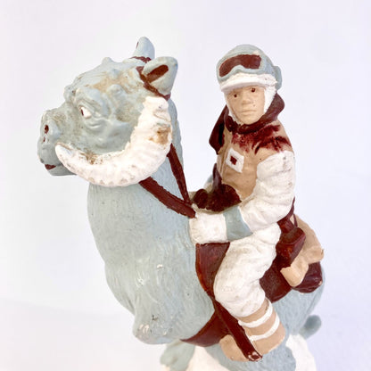 Vintage 1980 Fundimensions Luke Skywalker on TaunTaun Figurine Painted Plastic