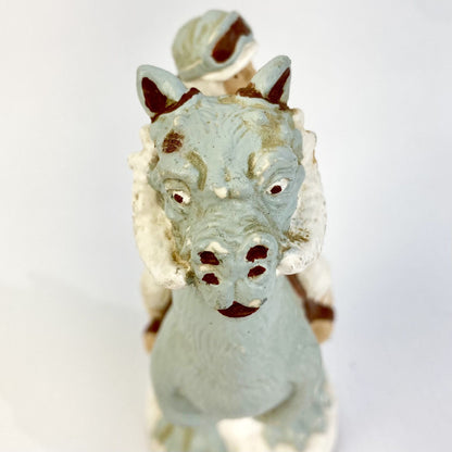 Vintage 1980 Fundimensions Luke Skywalker on TaunTaun Figurine Painted Plastic